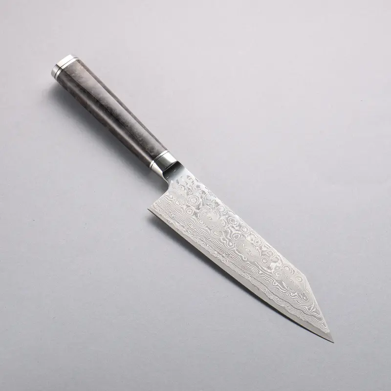 Ryusen Oukokuryu Mt Sg2 Damascus Kiritsuke Santoku – 175Mm Migaki-Finished Blade, Stabilized Wood Grip 1