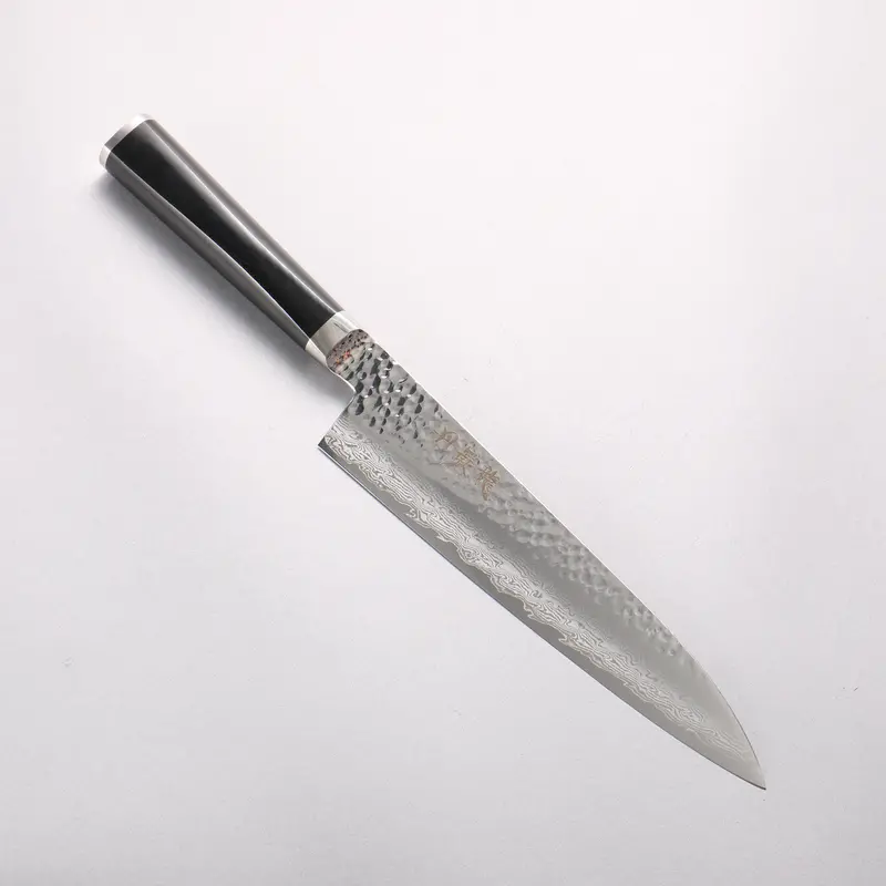 Ryusen Tanganryu Vg10 Damascus Gyuto – 210Mm Black Micarta Handle 1