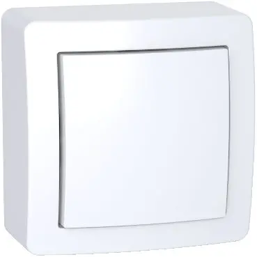 Schneider Electric Alrea Surface-Mount Shutter Control Outlet – White 1
