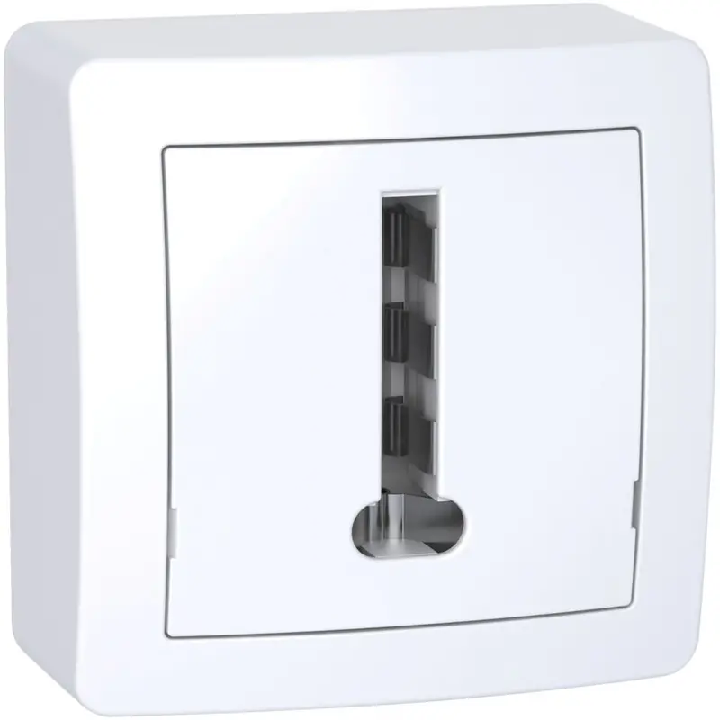 Schneider Electric Alrea Surface-Mount Telephone Socket Outlet 1