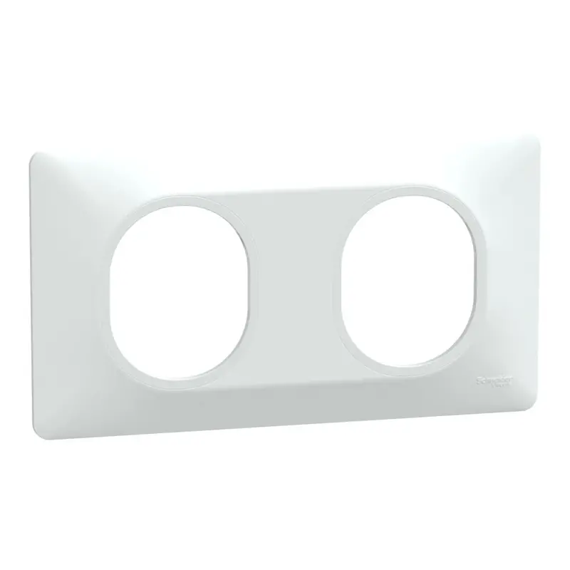 Schneider Electric Ovalis Classic Finishing Plate – Timeless Round Accent 1