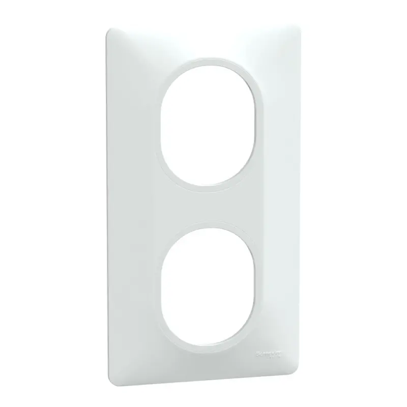 Schneider Electric Ovalis Finishing Plate – Elegant Round Profile Design 1