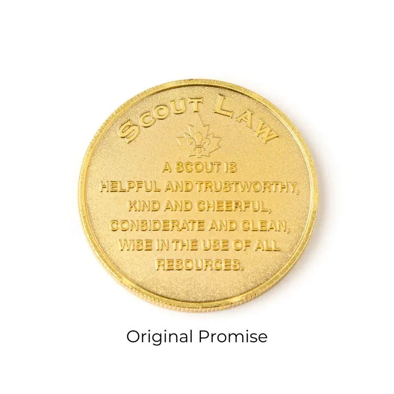 Scout Law Commemorative Coin – Collectible Metal Token 2