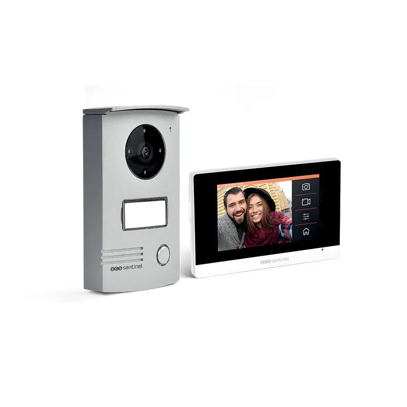 Scs Sentinel 4.3-Inch Wired Video Door Intercom – White Lcd Display Unit 1