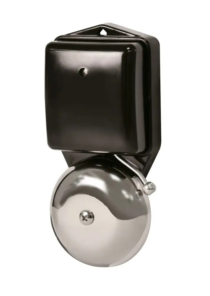 Scs Sentinel Retro-Style Electromechanical Door Chime – Black Wired Unit 1