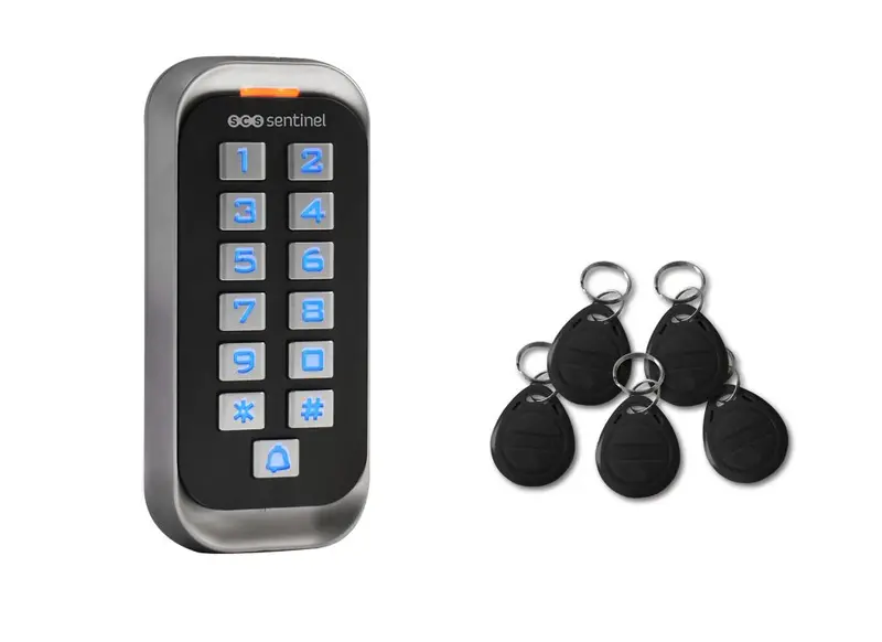 Scs Sentinel Rfid Access Keypad – Programmable Coding Panel With Badge Support 1