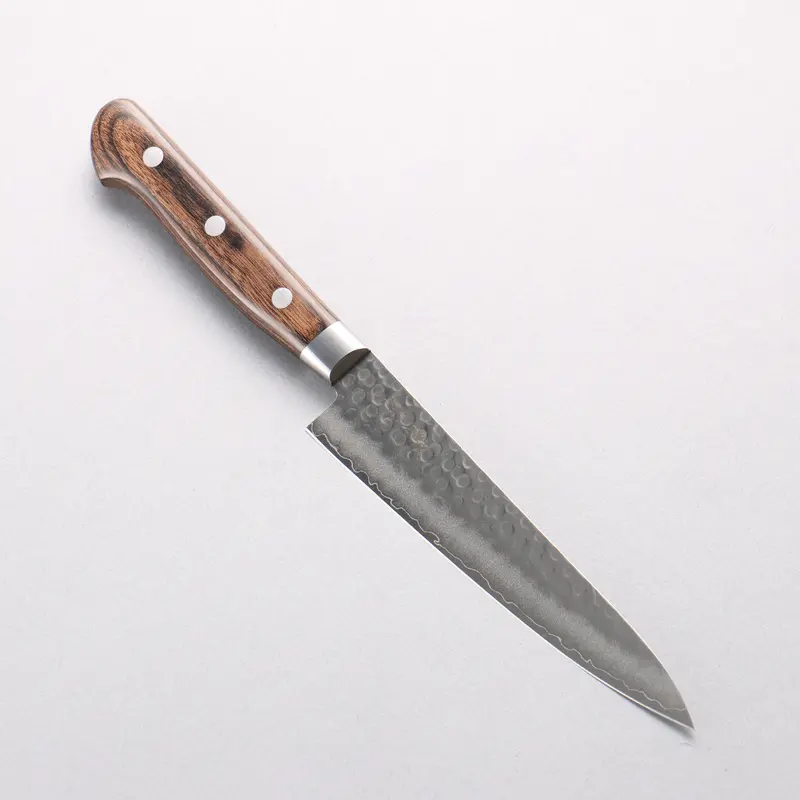 Seisuke 135Mm Vg10 Hammered Petty Knife – Zebrawood Handle 1