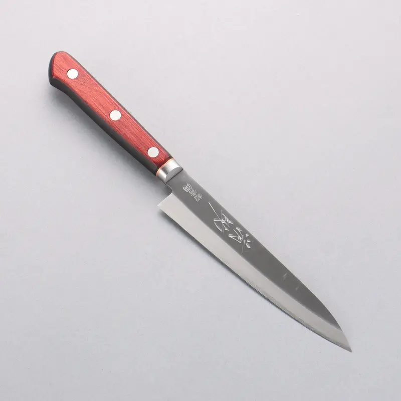 Seisuke Blue Super Petty-Utility Knife – 145Mm With Red Pakkawood Handle 1