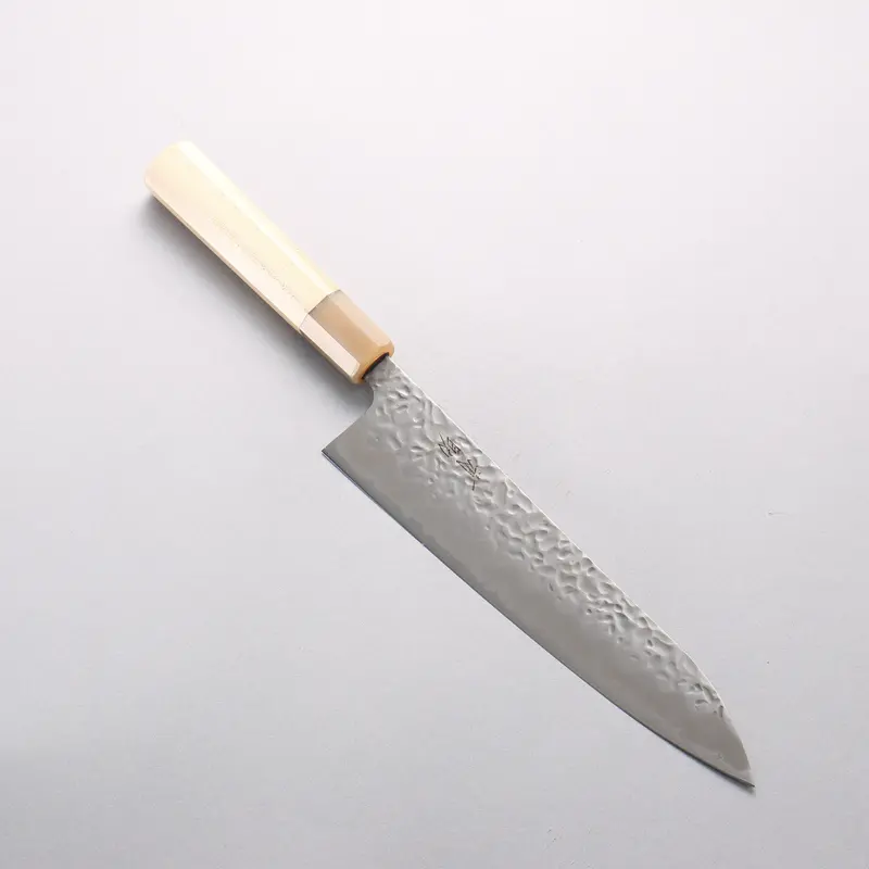 Seisuke Kumo White #1 Steel Hammered Gyuto – 210Mm With Magnolia Wood Handle 1