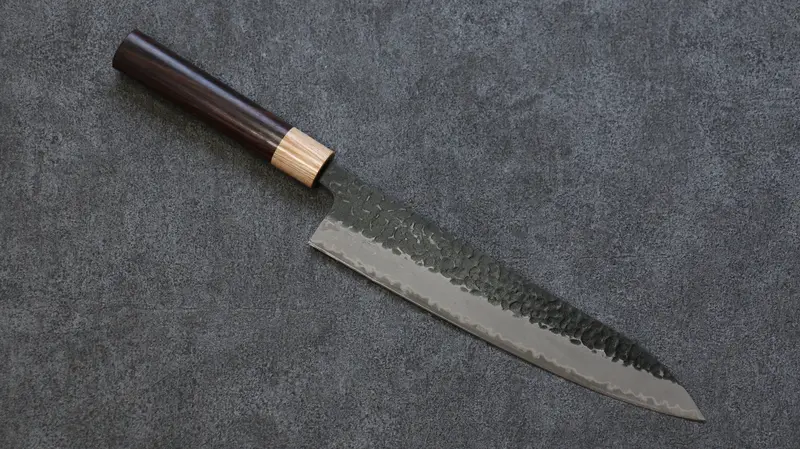Seisuke Shitan Blue Super Kurouchi Gyuto – 240Mm With Natural Shitan Handle 1
