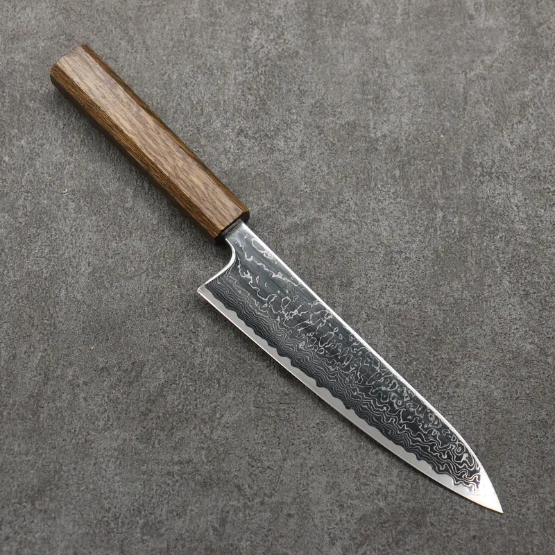Seisuke Vg10 Damascus Gyuto 180Mm – Mirror-Polished Blade, Solid Oak Handle 1