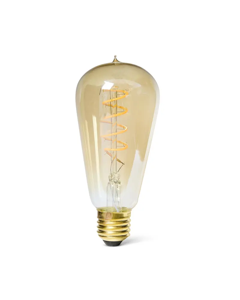 Sekelskifte Led Bulb – Edison-Style 64 Mm, 270 Lumen, Amber Glass 1