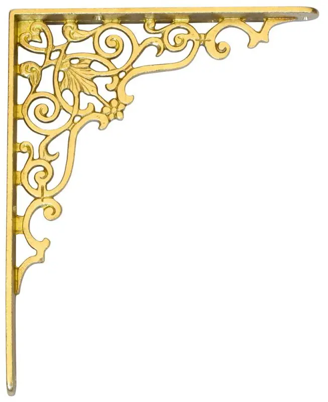 Shelf Bracket – Solid Brass, 260 X 210 Mm 1