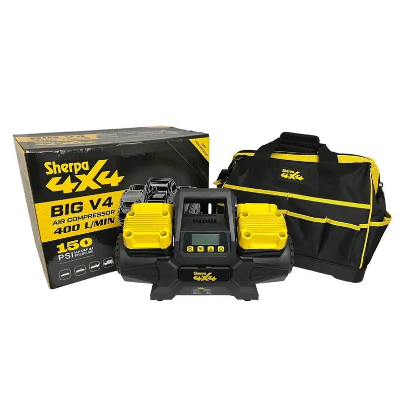 Sherpa 4X4 Big V4 Air Compressor – 400 L/Min With Programmable Pressure Control 1