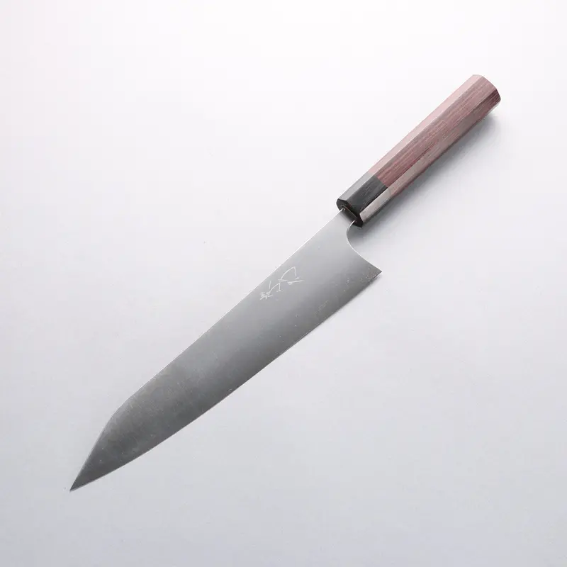 Shibata Takayuki Koutetsu Blue Super Gyuto – 240Mm Blade, Rosewood Handle With Black Pakka Wood Ferrule 1