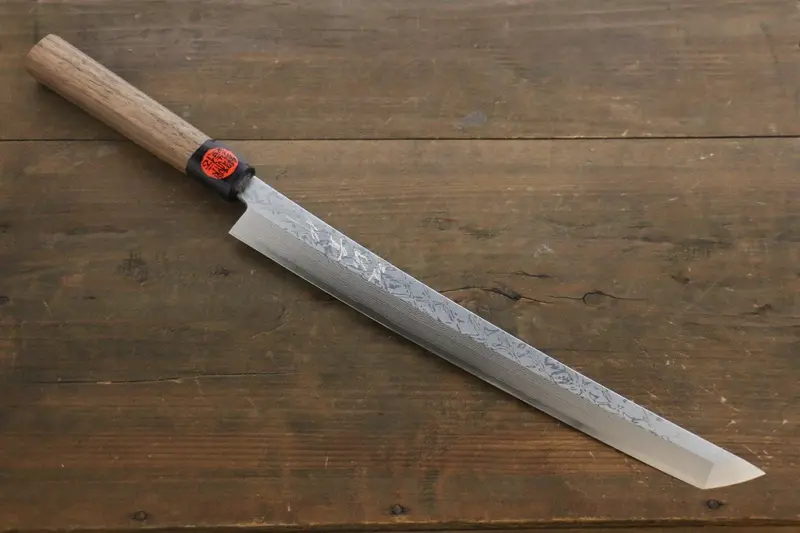 Shigeki Tanaka Blue #2 Sakimaru Takohiki Knife – 300Mm 1