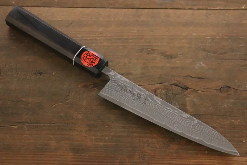 Shigeki Tanaka Habakiri Sg2 Petty-Utility Knife – 150Mm With Ebony Handle 1