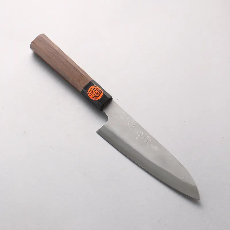 Shigeki Tanaka Silver Steel #3 Santoku – 150 Mm Walnut Handle 1