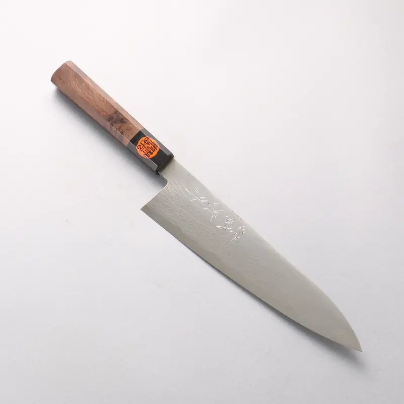 Shigeki Tanaka Vg-10 Damascus Gyuto – 210 Mm Walnut Handle 1