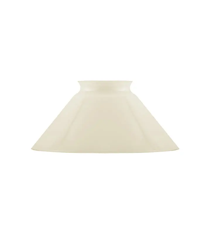 Shoemaker-Style Lamp Shade – 15 Cm Diameter, Bone-White Finish (F60 Fitting) 1