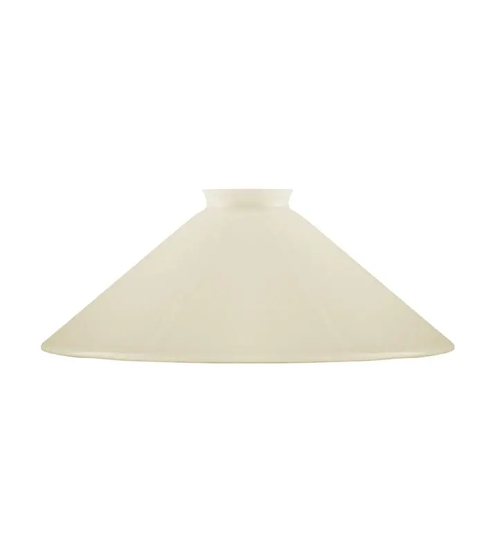 Shoemaker-Style Lamp Shade – 25 Cm Diameter, Bone-White Finish (F60 Fitting) 1