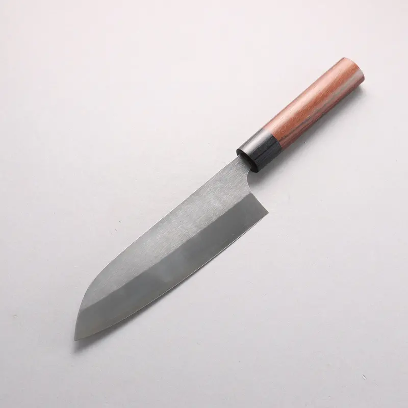 Shungo Ogata Sg2 Santoku – 180Mm Balanced All-Purpose Knife With Rosewood Handle And Textured Surface 1