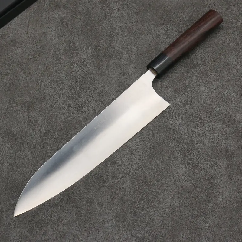 Shungo Ogata Sg2 Steel Migaki-Finished Gyuto – 240Mm, Shitan Wood Handle 1