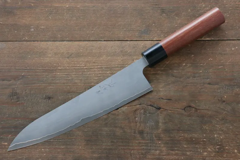 Shungo Ogata Silver Steel #3 Damascus Gyuto – 210Mm Black-Finished Blade, Jarrah Handle 1