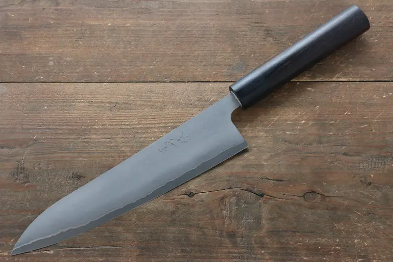 Shungo Ogata Silver Steel #3 Damascus Gyuto – 210Mm With Shitan Handle 1