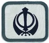 Sikh Religious Emblem Badge 1