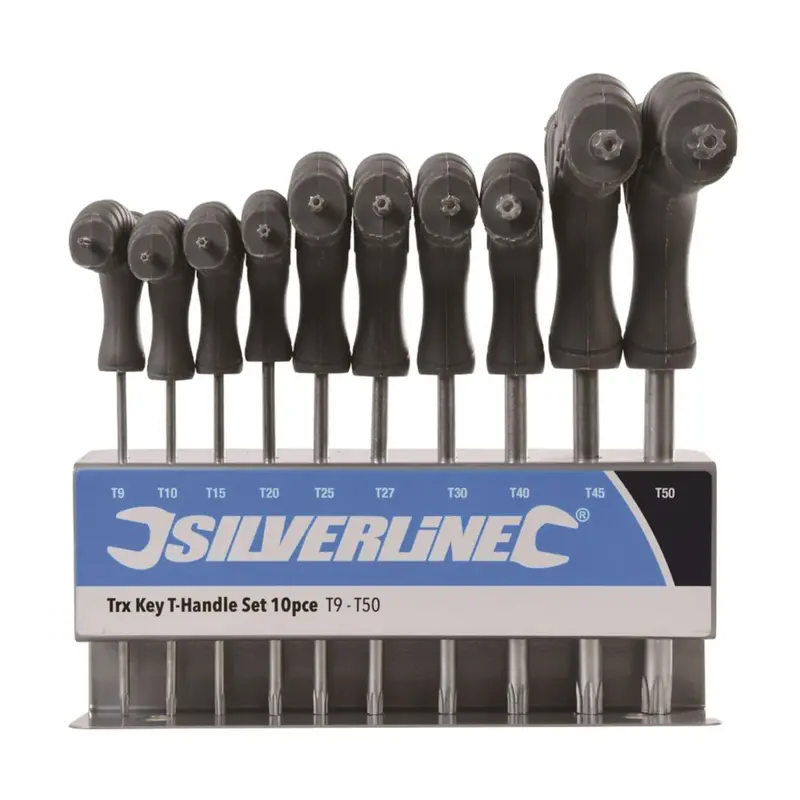 Silverline Multi-Angle Key Handle Set For Tight Spaces 1