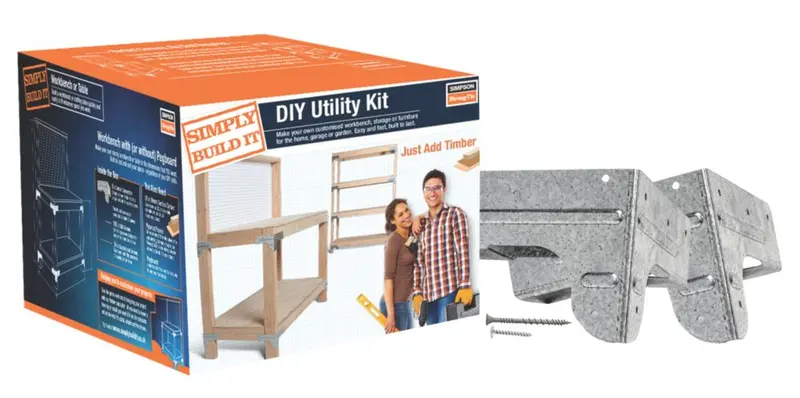 Simpson Strong-Tie Galvanised Steel Workbench Assembly Kit 1