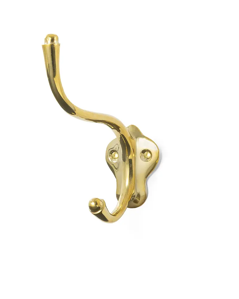 Single Hat Hook In Brass – Jernbolaget No. 199 1