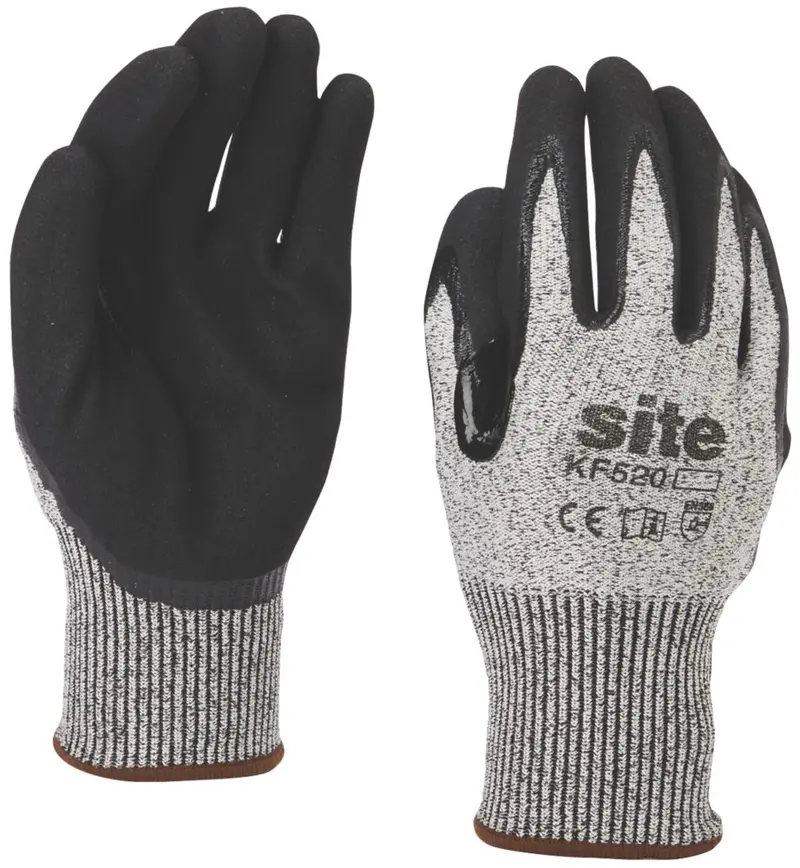 Site 520 General-Purpose Work Gloves – Grey/Black, Medium 1