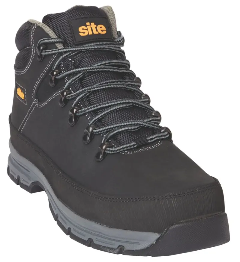 Site Bronzite S1 Black Safety Boots – Size 43 1