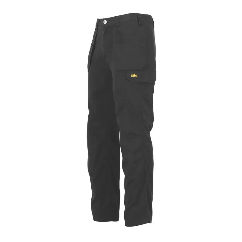 Site Dunbar Black Holster Pocket Trousers – Size 46, 81 Cm Inseam 1