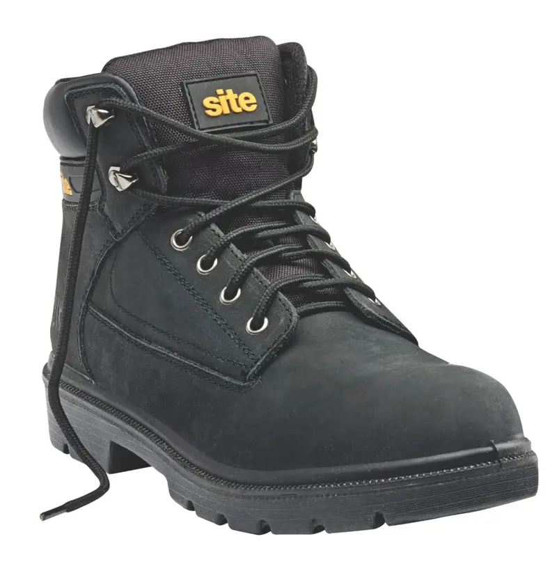 Site Marble S1 P Black Safety Boots – Size 43 1