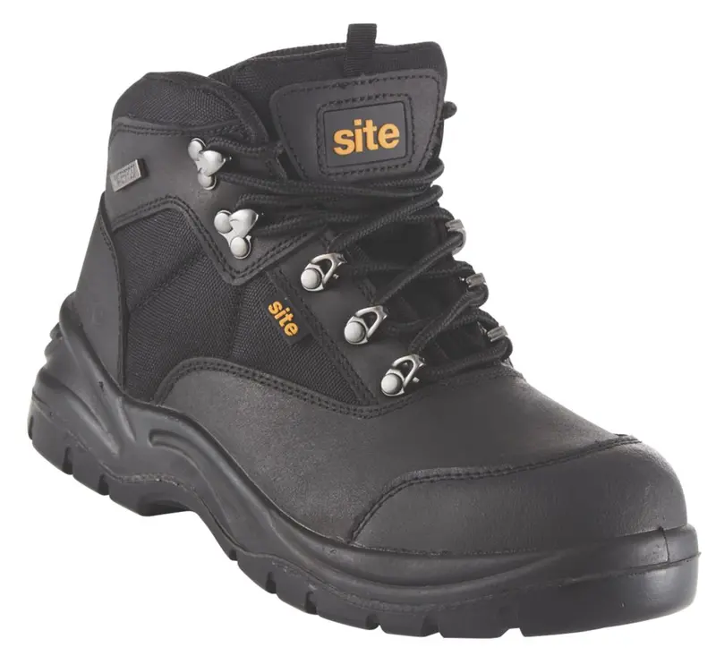 Site Onyx Black Safety Boots – Size 47 1