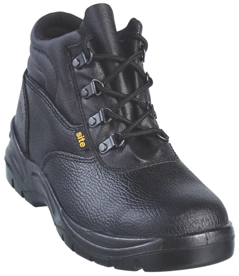 Site Slate Black Safety Boots – Size 43 (S1 P) 1