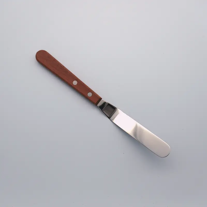 Small Offset Spatula – Flexible Stainless Steel Blade For Icing & Detail Work 1