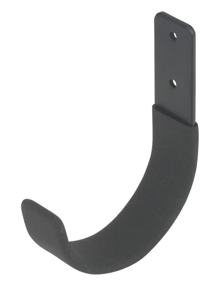 Smith & Locke 120Mm X 100Mm Anti-Slip Flat Storage Hook – Black Heavy-Duty Design 1