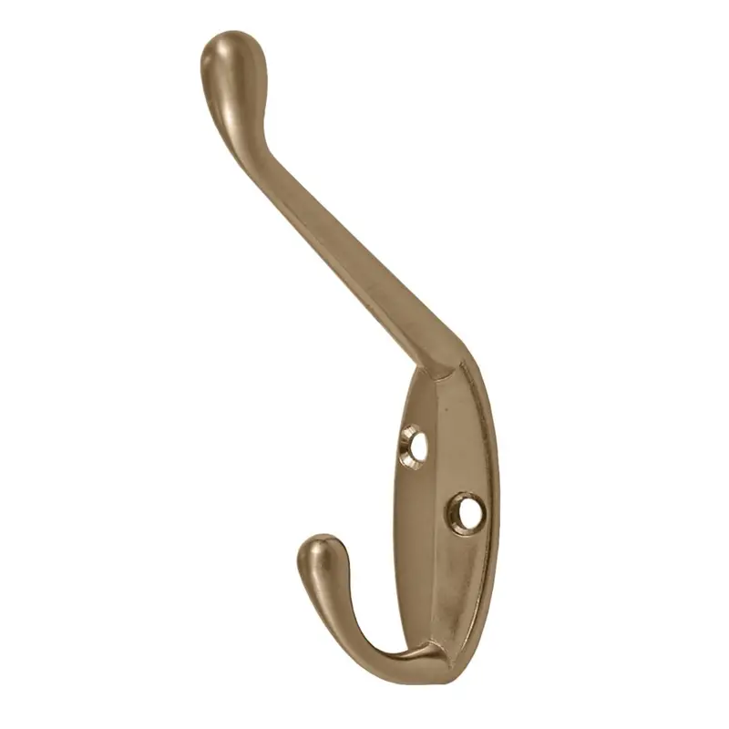 Smith & Locke 90Mm Satin Nickel Hat And Coat Hook For Wall Mounting 1