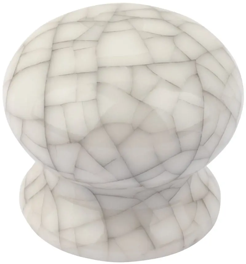 Smith & Locke Cream Crackled Porcelain Cabinet Knobs – 38Mm Traditional Door Hardware (2-Pack) 1
