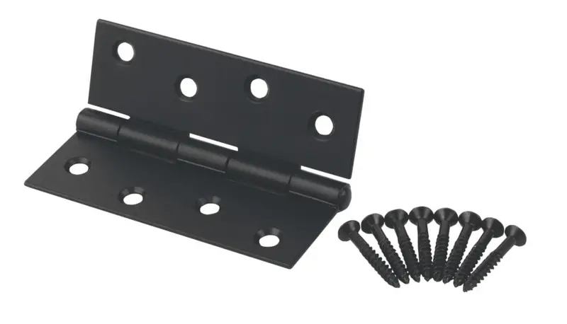 Smith & Locke Oversized Antique Black Butt Hinges – 102Mm × 67Mm Reinforced Pair 1