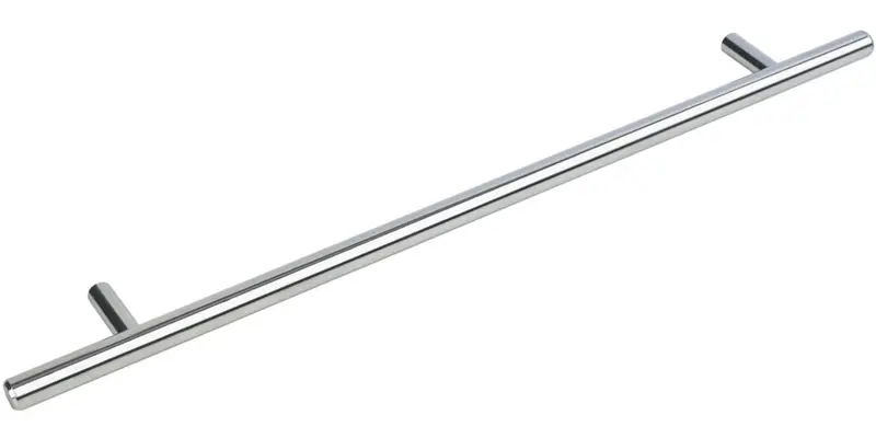 Smith & Locke Polished Chrome T-Bar Pull Handle – 320Mm Modern Cabinet Or Drawer Grip 1