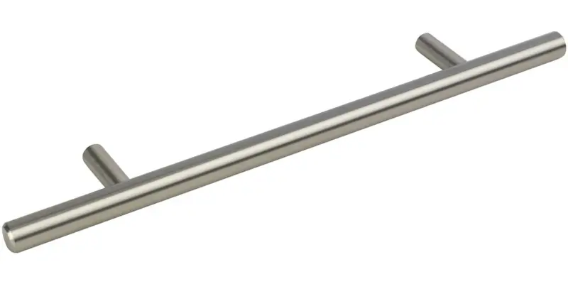 Smith & Locke T-Bar Pull Handle – 208Mm Brushed Nickel 1