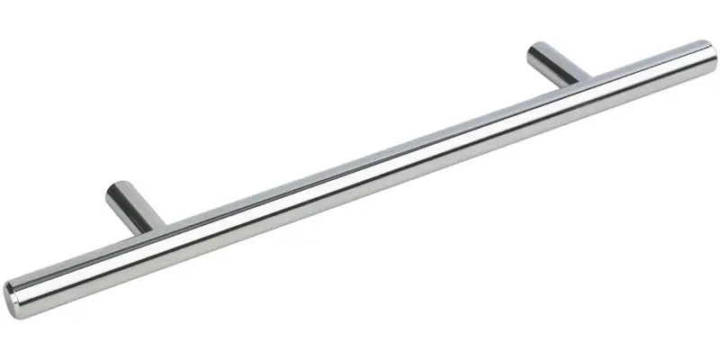 Smith & Locke T-Bar Pull Handle – 208Mm Polished Chrome 1