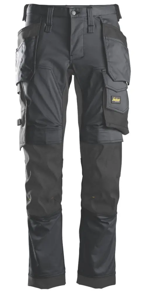 Snickers Allroundwork Stretch Trousers – Grey/Black, Size 50 × 82 Cm 1