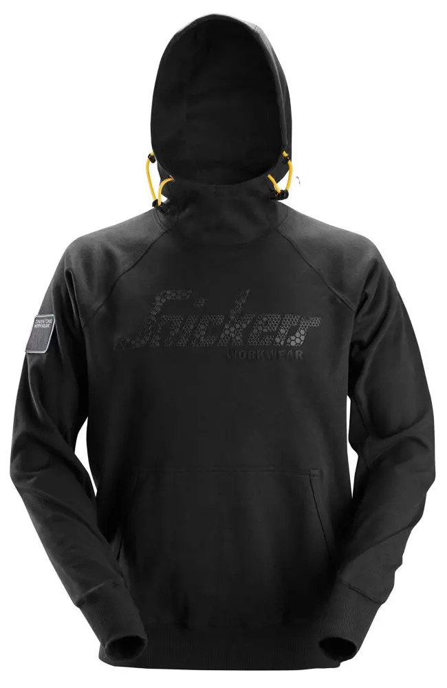 Snickers Logo Hoodie – Black, Medium 1