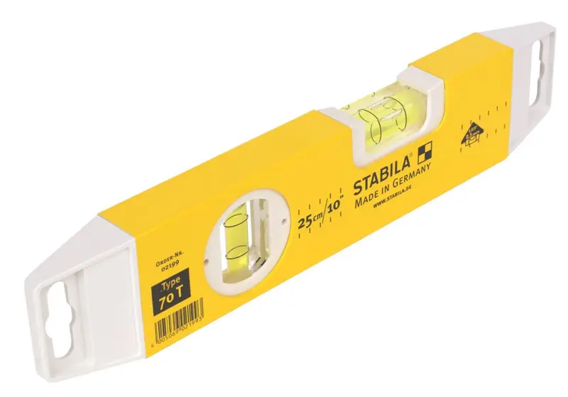 Stabila 10-Inch Torpedo Level With V-Groove (250 Mm) 1
